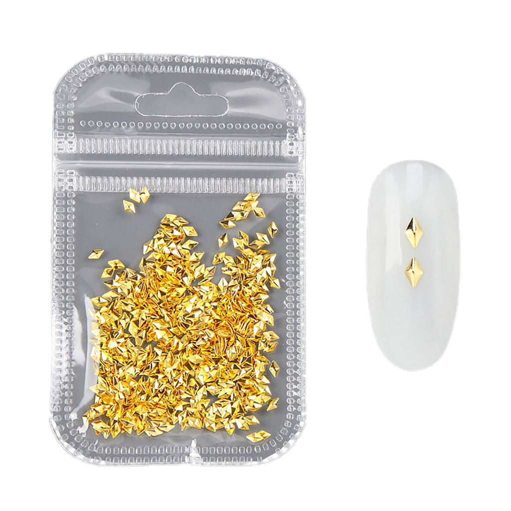 Set 500 phụ kiện kim loại dán trang trí móng nghệ thuật