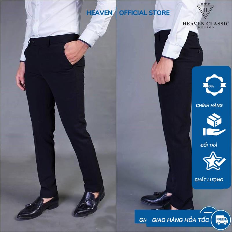 Quần tây nam cao cấp Heaven co giãn điều hòa công sở Basic