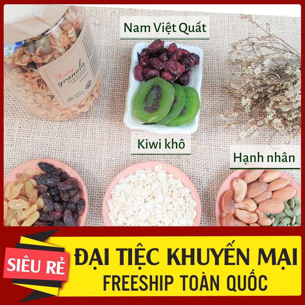 Fruity Granola [Ăn Sáng - Bữa Phụ] Dinh Dưỡng Siêu Ngon – Ngũ Cốc Nguyên Hạt Ăn Liền Trái Cây Khô [SmallShop_Online]