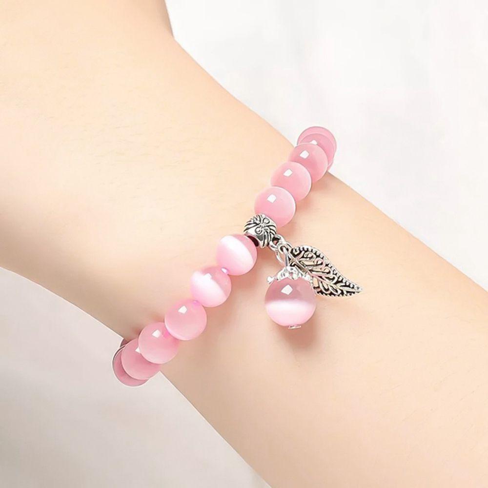 Vòng Tay Mắt Mèo Đính Đá Mắt Mèo Thời Trang