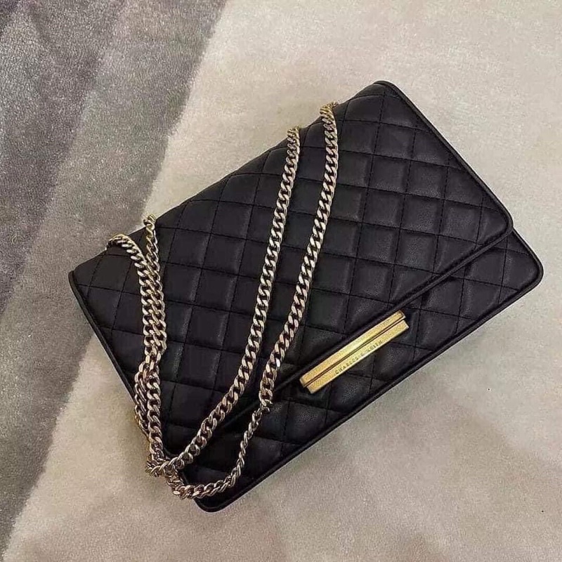 [Auth] Túi xách nữ công sở cao cấp quilted chain bag CnK