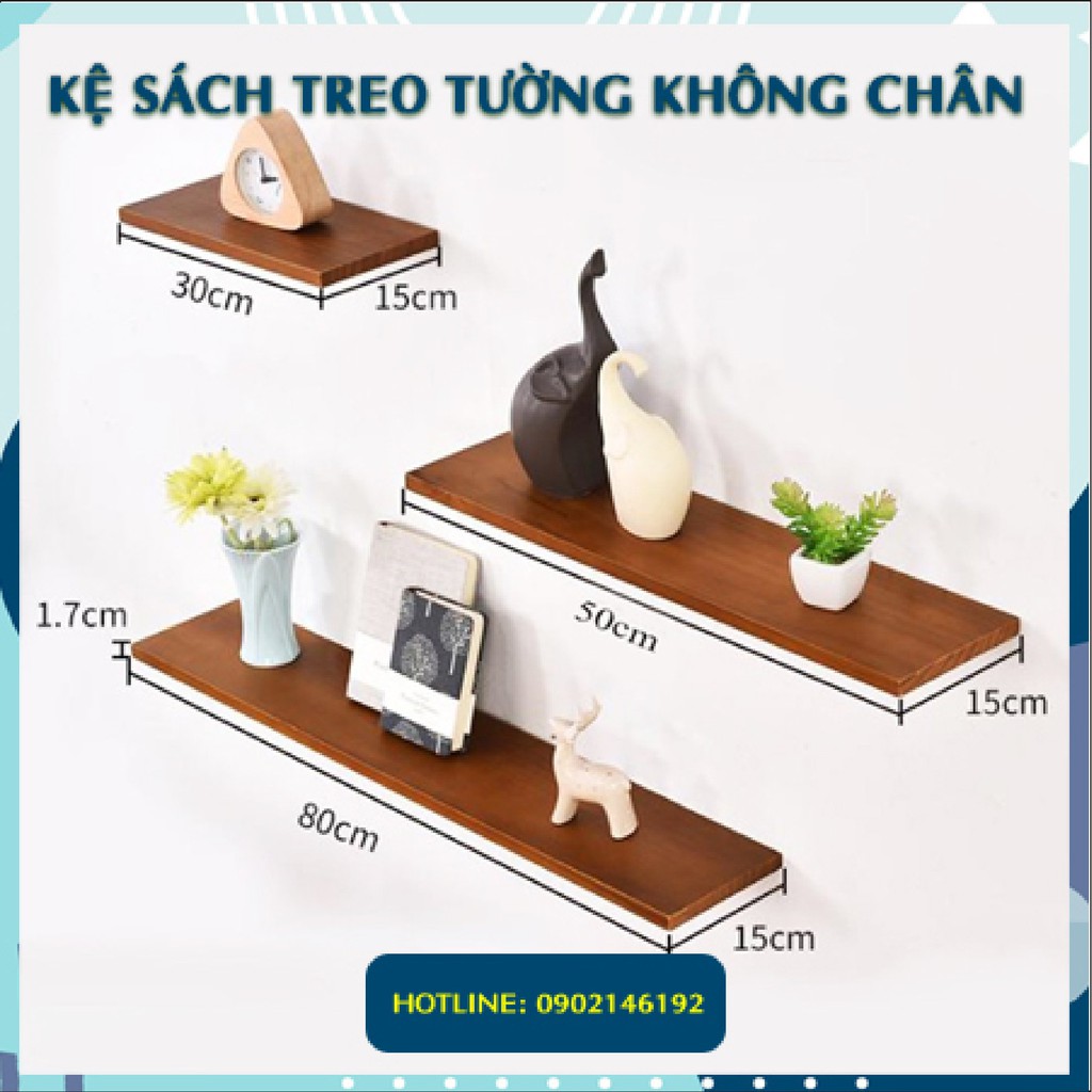 Kệ Sách Treo Tường Trang Trí( chọn màu tùy ý ) TC016