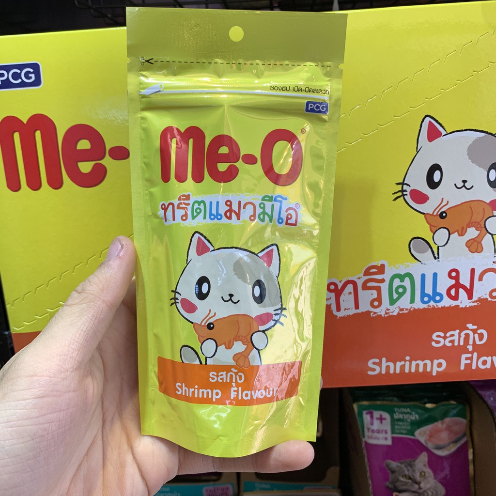 [Mã 208FMCGSALE giảm 8% đơn 500K] Bánh thưởng cho mèo Me-O gói 50g - bánh thưởng me-o