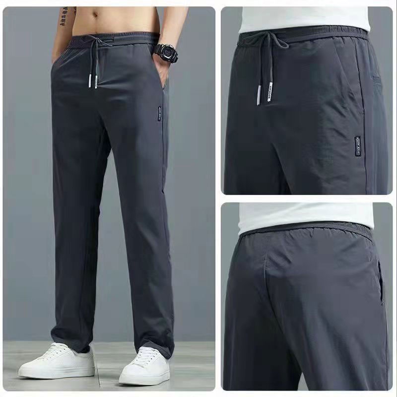 Quần Dài Thể Thao Ống Rộng Thoáng Khí Nhanh Khô Thời Trang Mùa Hè Cho Nam