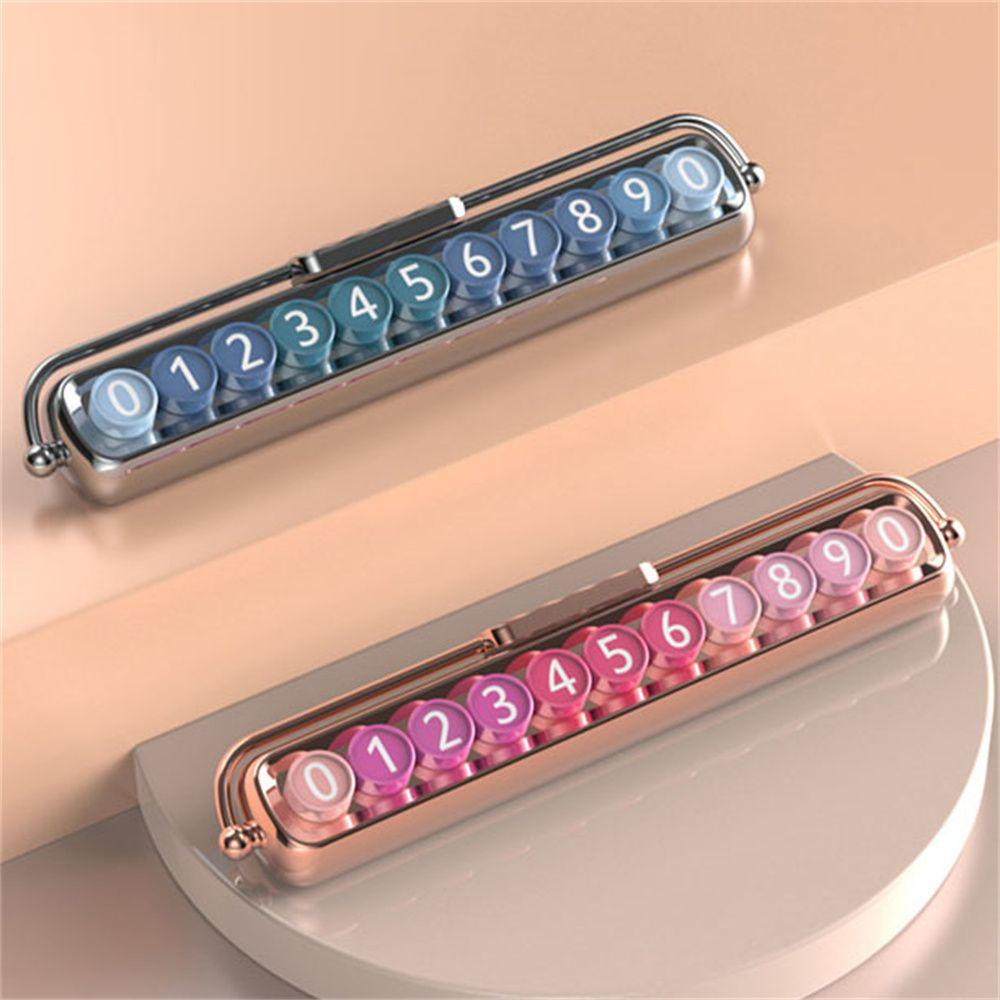 DARNELL Thẻ Đỗ Xe Tạm Thời Bằng ABS Phát Quang Cho Xe Hơi