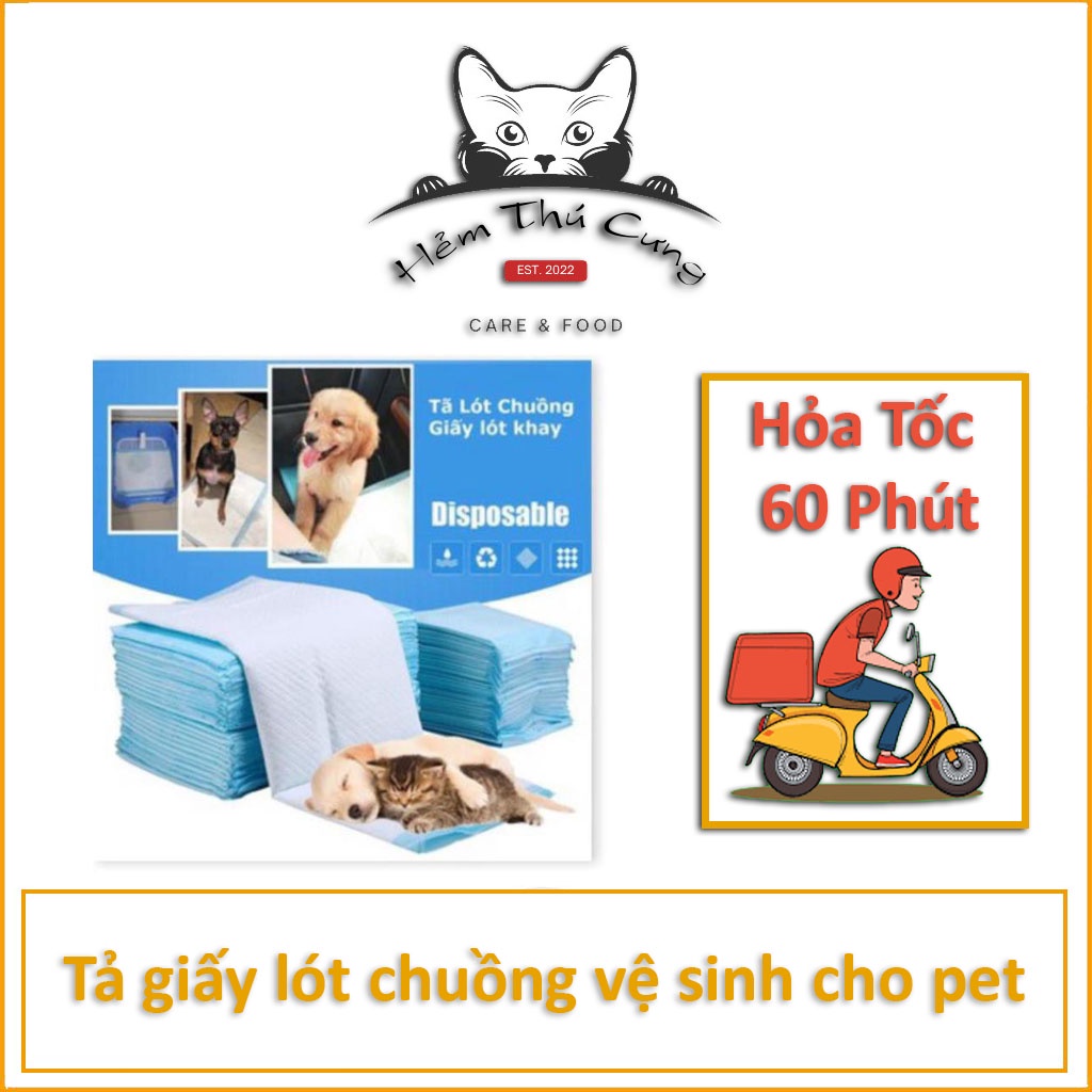 Hanpet.GV- LN { lẻ 1 miếng} Bỉm chó mèo dạng quần dán &Tã giấy lót chuồng chất liệu giấy siêu thấm cho thú cưng