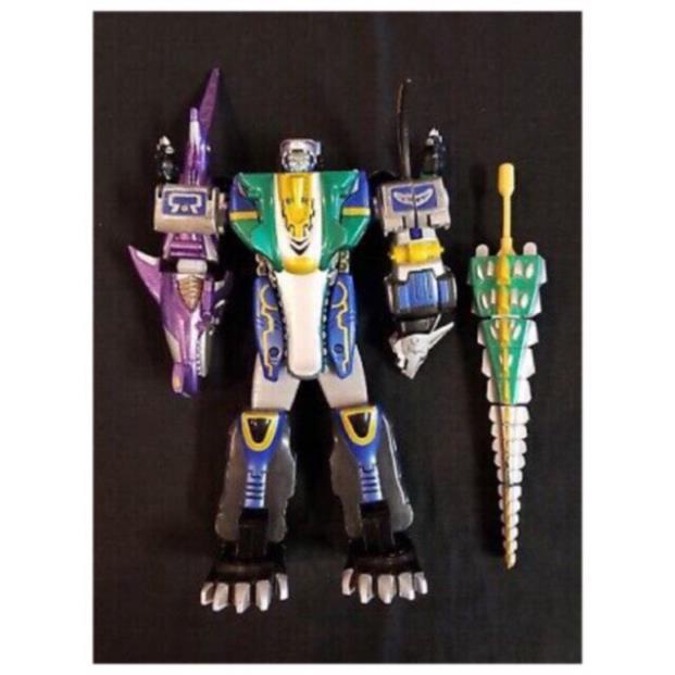 Siêu Nhân Gao Bạc Biến Hình (Cá Sấu, Sói, Cá Mập Hợp Thể) R0028 Dài 40CM