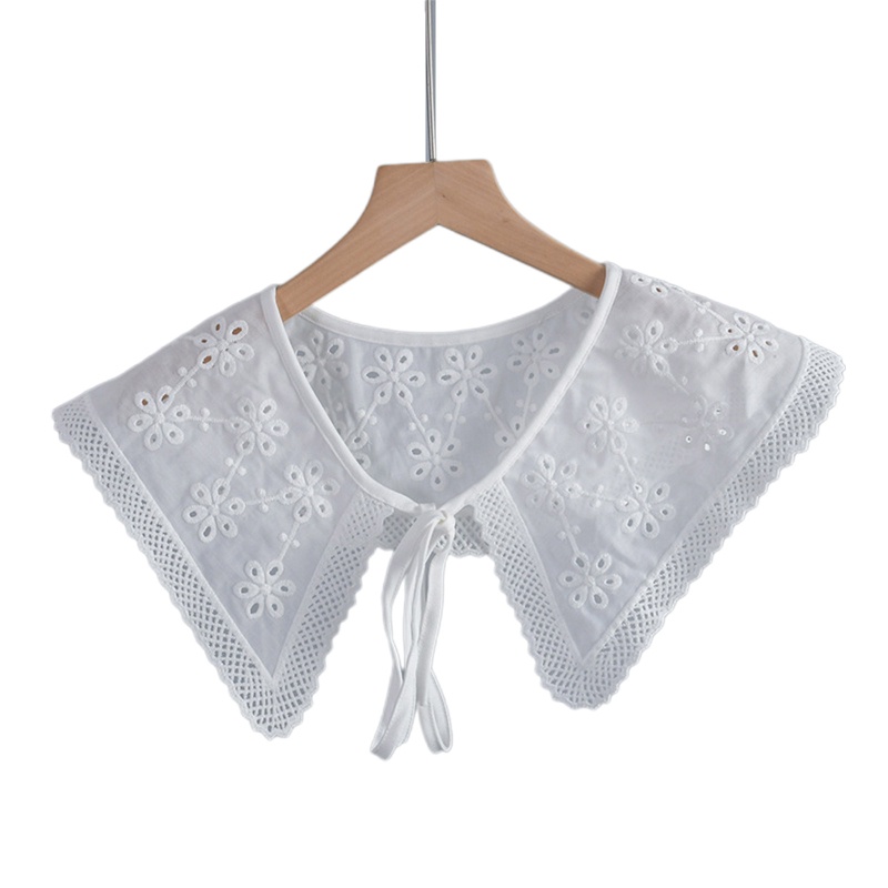 Cổ Áo Rời Thêu Họa Tiết Xinh Xắn Dành Cho Nữ