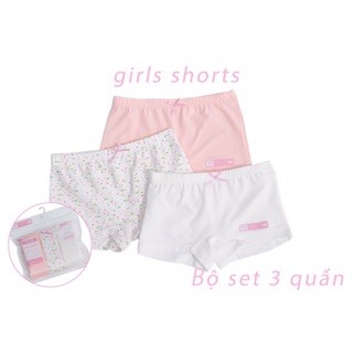 Set 3 quần lót đùi bé gái aircool