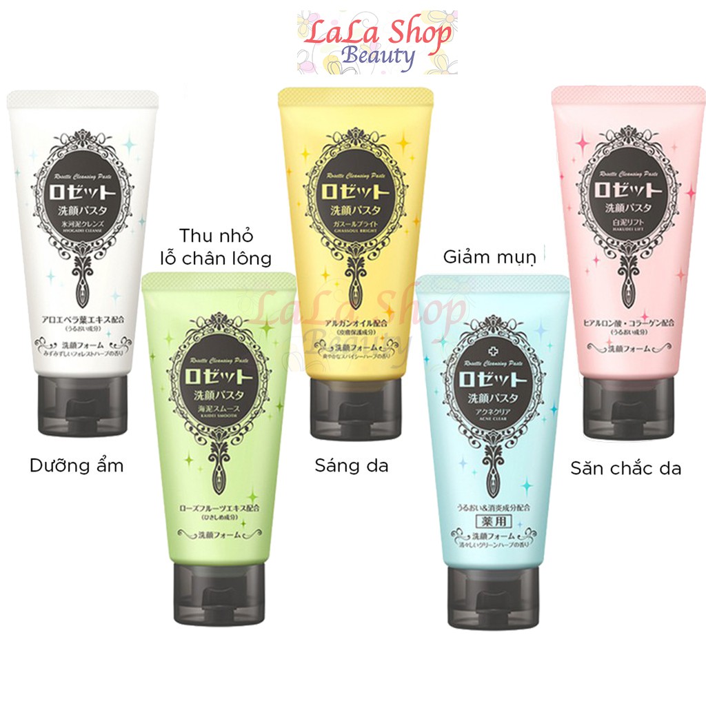 Sữa Rửa Mặt Bùn Khoáng Rosette Nhật Bản 120g