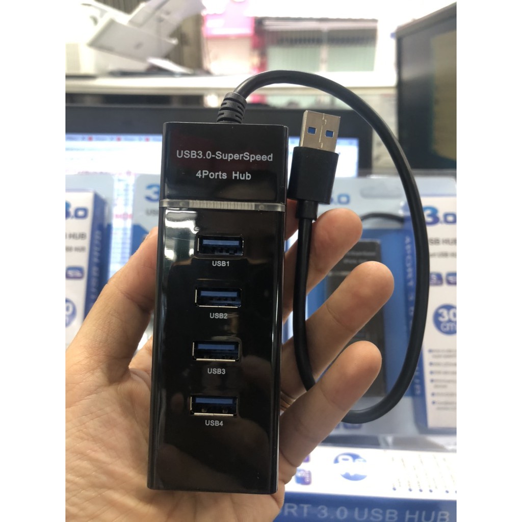 Hub USB 4 Cổng Usb 3.0 Tốc Độ Cao- Loại Tốt