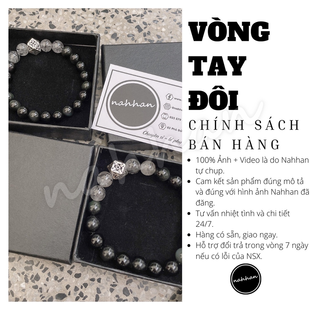 Vòng tay đôi MSCB12 , lắc tay nam nữ , 100% tự nhiên kết hạt sáng bóng thanh lịch và đơn giản , phukiennahhan | BigBuy360 - bigbuy360.vn