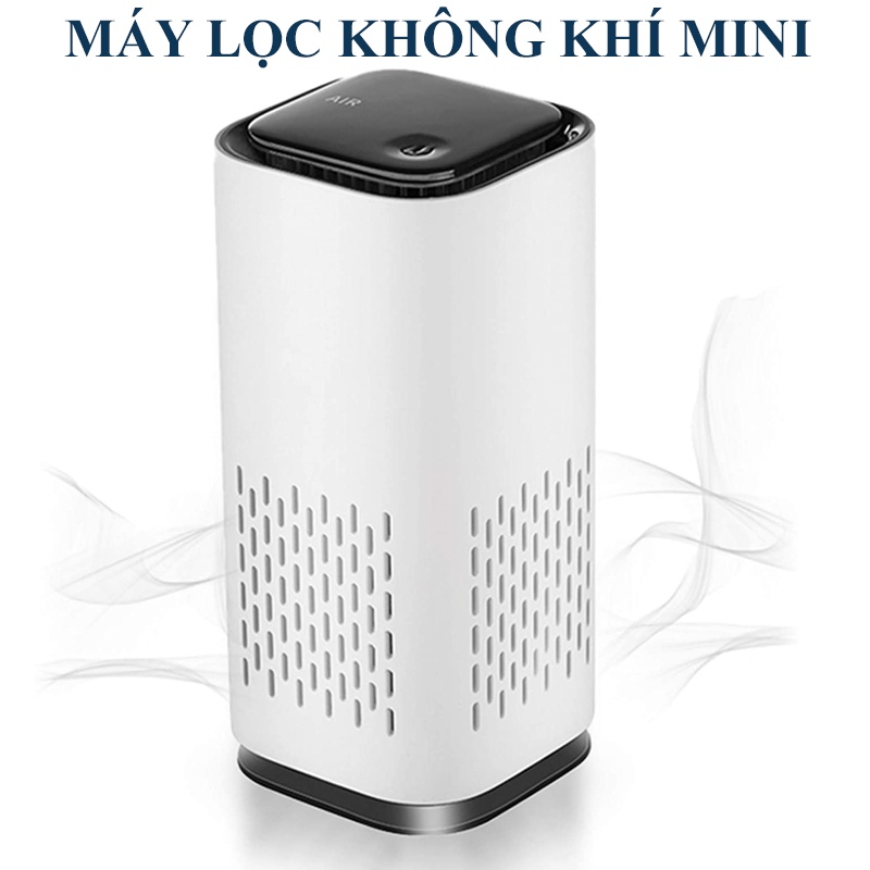 Máy Lọc Không Khí Ô Tô Mini, Văn Phòng Di Động Cổng Sạc USB-C Giúp Lọc Khử Mùi Không Khí Xung Quanh Bạn