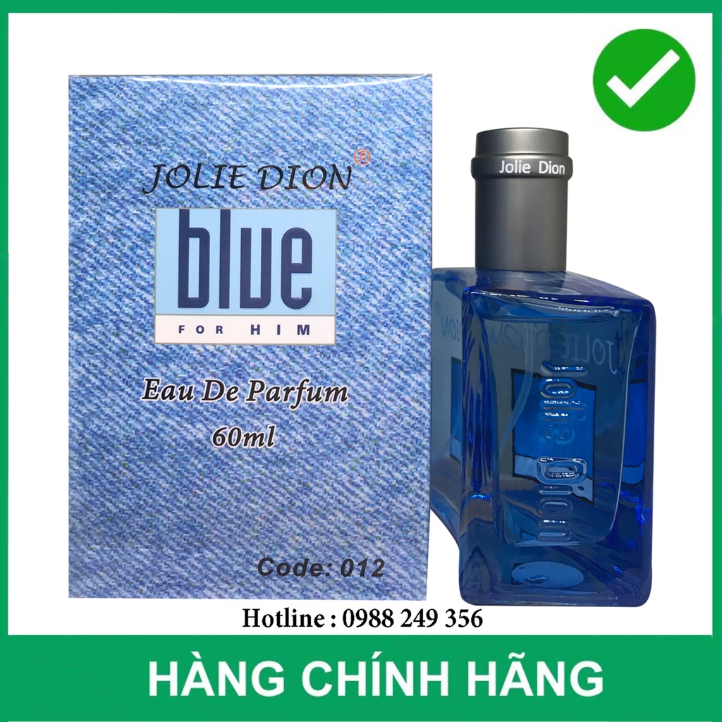 Nước Hoa Blue Nam For Him Jolie Dion Eau De Parfum 60ml Singapore- Chính hãng