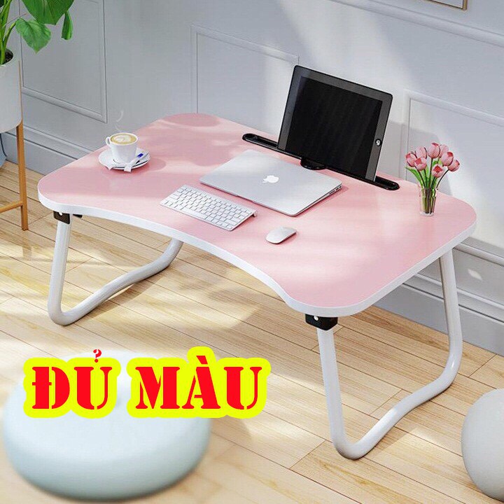 [FREESHIP❤️ ]Bàn Laptop Đa Năng Gấp Gọn Có Khe cắm ipad Cho Sinh Viên