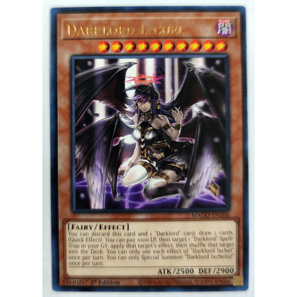 [Thẻ Yugioh] Darklord Ixchel |EN| Gold-Letter Rare (GX)