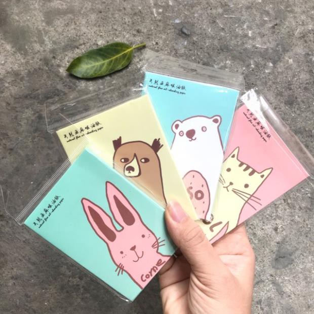 [XẢ KHO_FREESHIP] Giấy thấm dầu Cute
