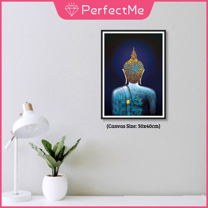 Bộ tranh đính đá DIY hình Phật dành cho trang trí