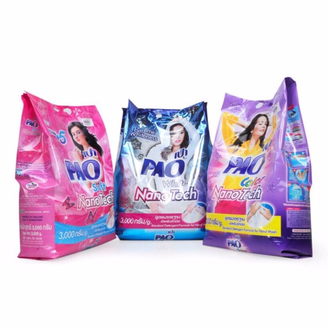 Bột giặt Pao 3kg Thái Lan