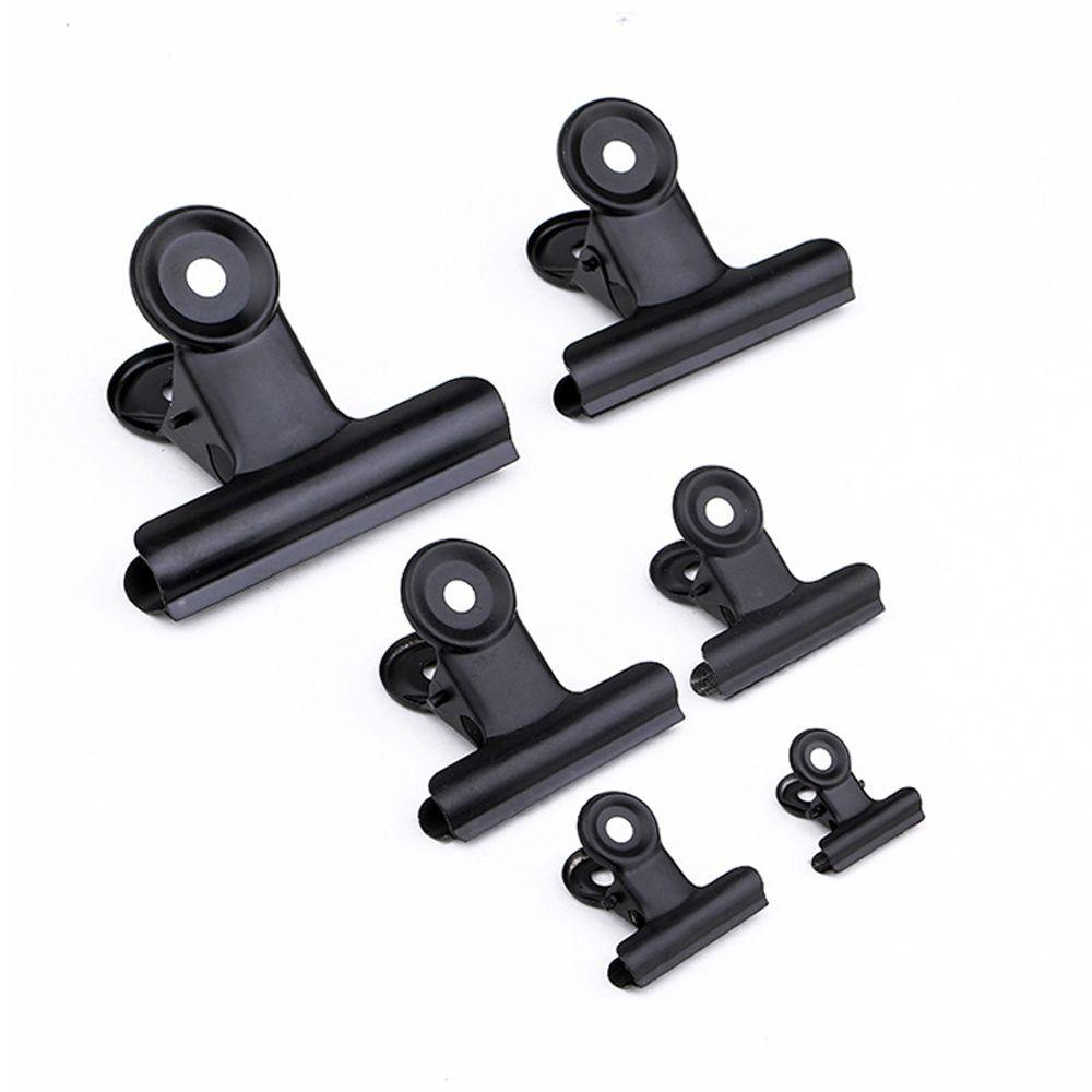 6 Kẹp Kim Loại Chất Lượng Cao 50mm 31mm 22mm|Giá Đỡ Kẹp Đánh Dấu Trang Sách Bằng Thép Không Gỉ