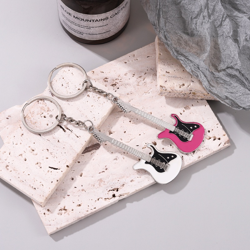 Móc Khóa Hình Cây Đàn Ghi Ta Sáng Tạo