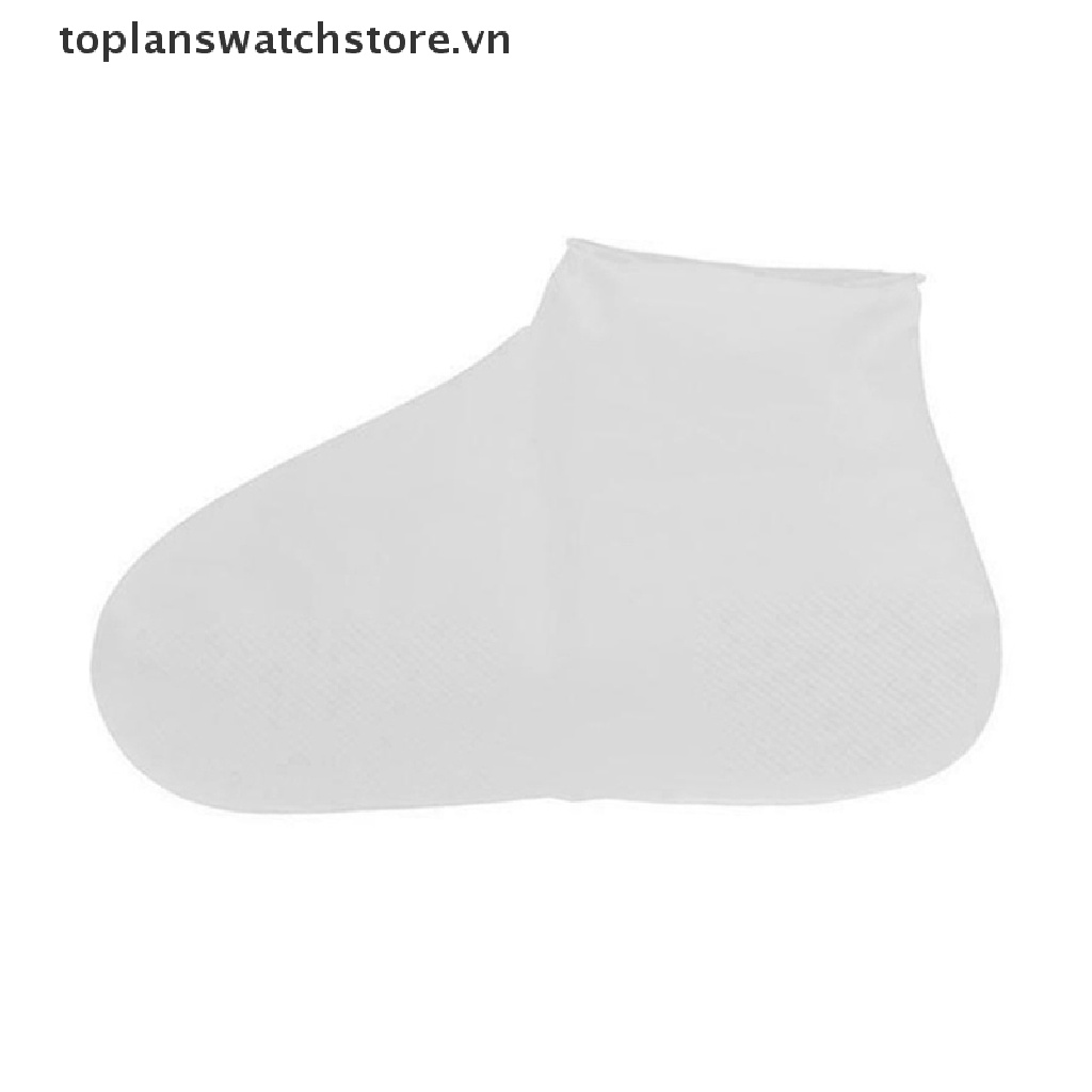 [toplanswatchstore] Bọc Giày Đi Mưa Bằng Silicone Chống Thấm Nước Có Thể Tái Chế