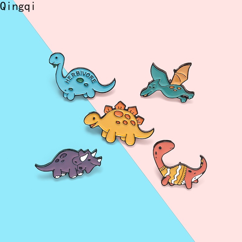 Ghim cài áo Miss Zoe hình khủng long xinh xắn