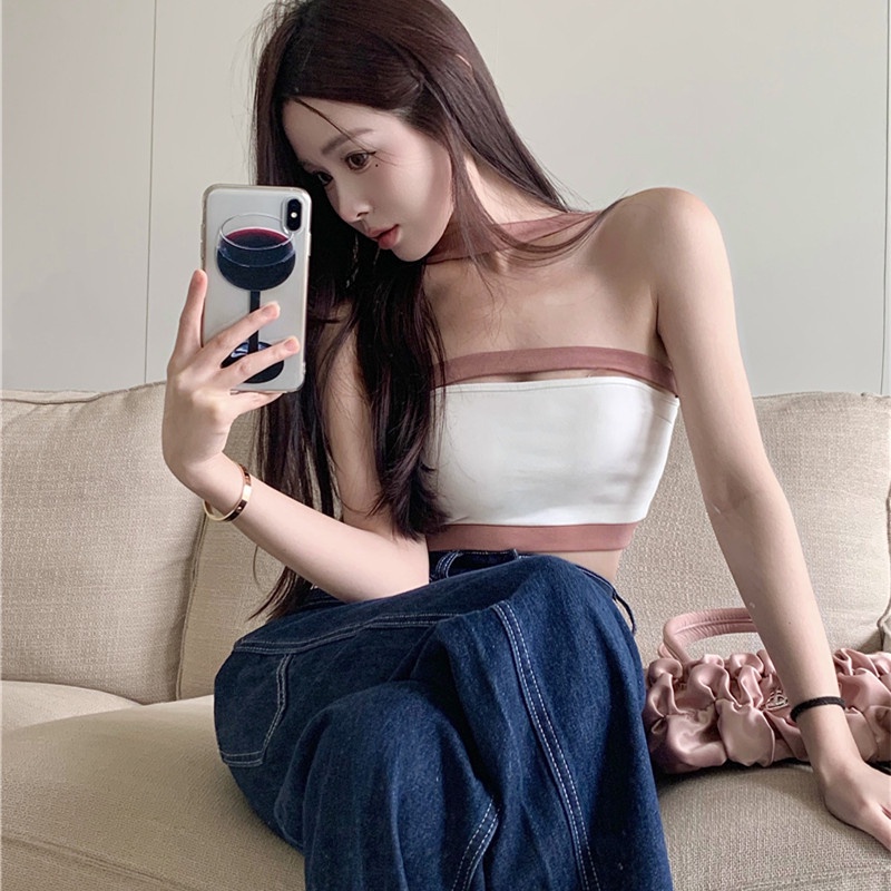 Áo Ống Không Tay Màu Sắc Thời Trang Mùa Hè Cho Nữ