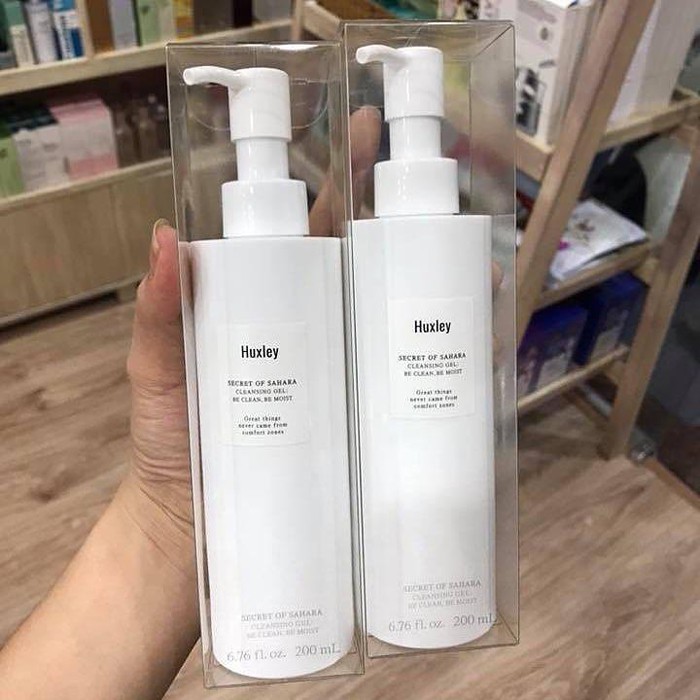 Gel rửa mặt Huxley Secret Of Sahara Cleansing Gel Be Clean Be Moist