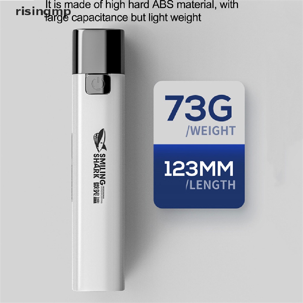 Đèn Pin Sạc USB Chống Thấm Nước Thiết Kế Nhỏ Gọn Tiện Dụng ♨Trên đó