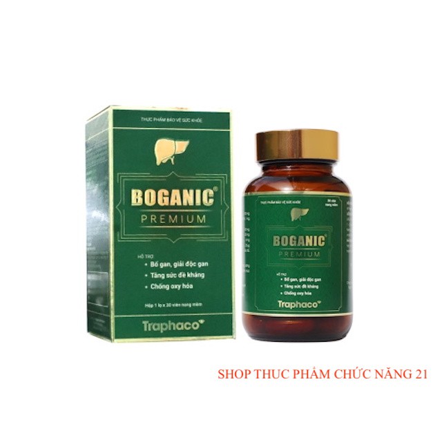 BOGANIC PREMIUM TRAPHACO - Hỗ trợ giải độc gan, tăng sức đề kháng, chống oxy hoá.