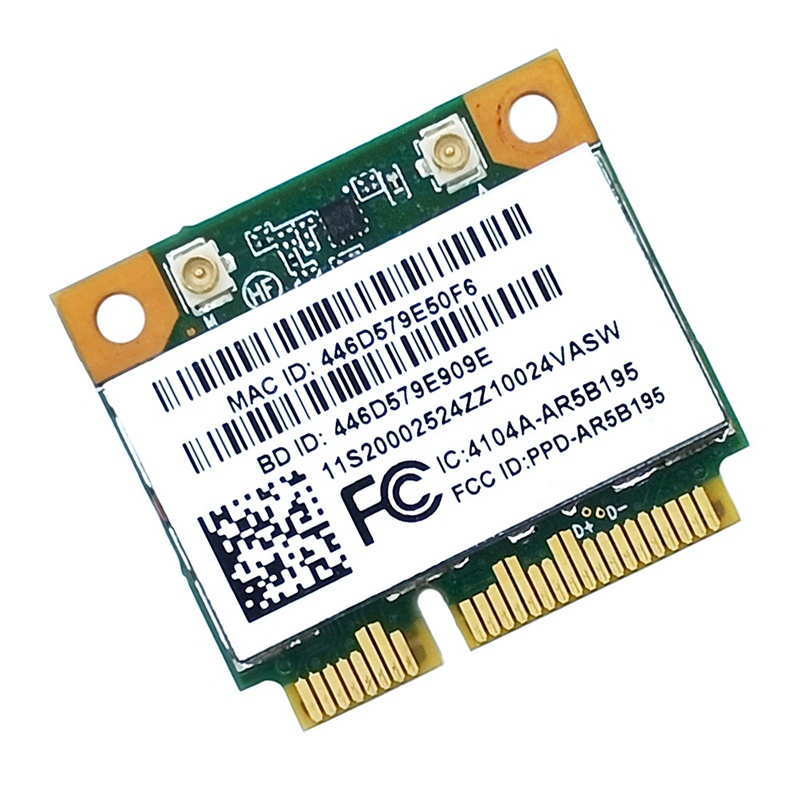 Thẻ Mạng Không Dây Cho Lenovo G480 G580 G780 Y480 Y580 Y570 2.4g 150mbps Bluetooth 3.0 Mini Pcie Ar5B195 | BigBuy360 - bigbuy360.vn