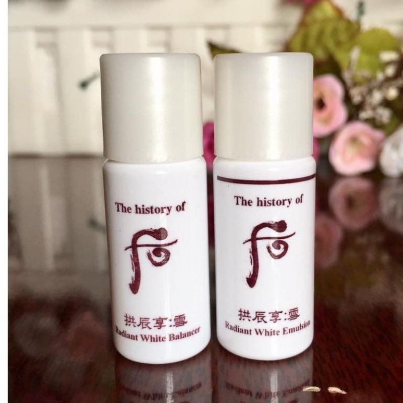 nước hoa hồng whoo trắng mờ nám chai 5ml