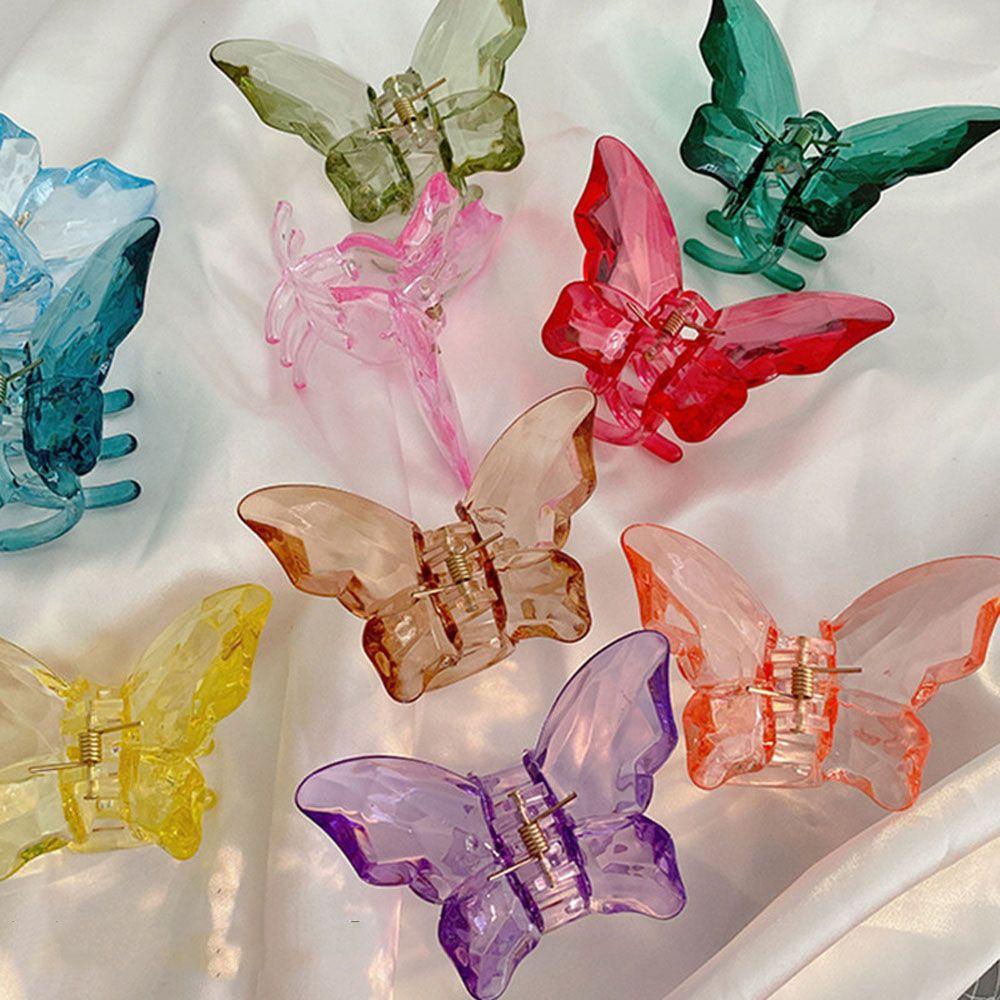 DANILO Kẹp Tóc Bướm Nhiều Màu Đáng Yêu Thời Trang Hàn Quốc Cho Bé Gái