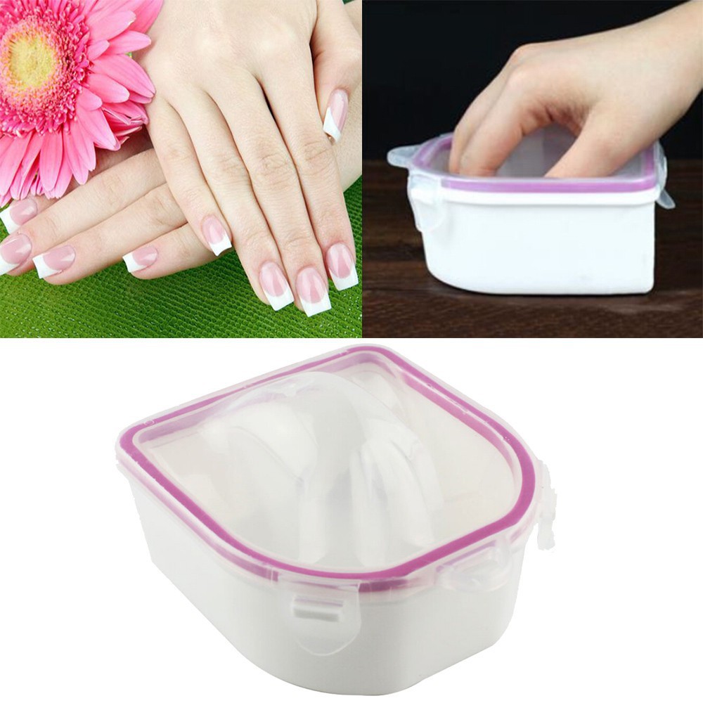 Khay Ngâm Móng Tay 2 lớp nhựa cao cấp