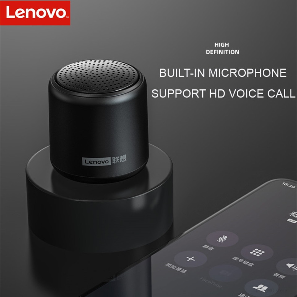Loa Bluetooth Lenovo L01 Không Dây Âm Thanh 3D Có Mic ChấT LượNg Cao
