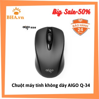 Chuột máy tính văn phòng không dây AIGO Q-34