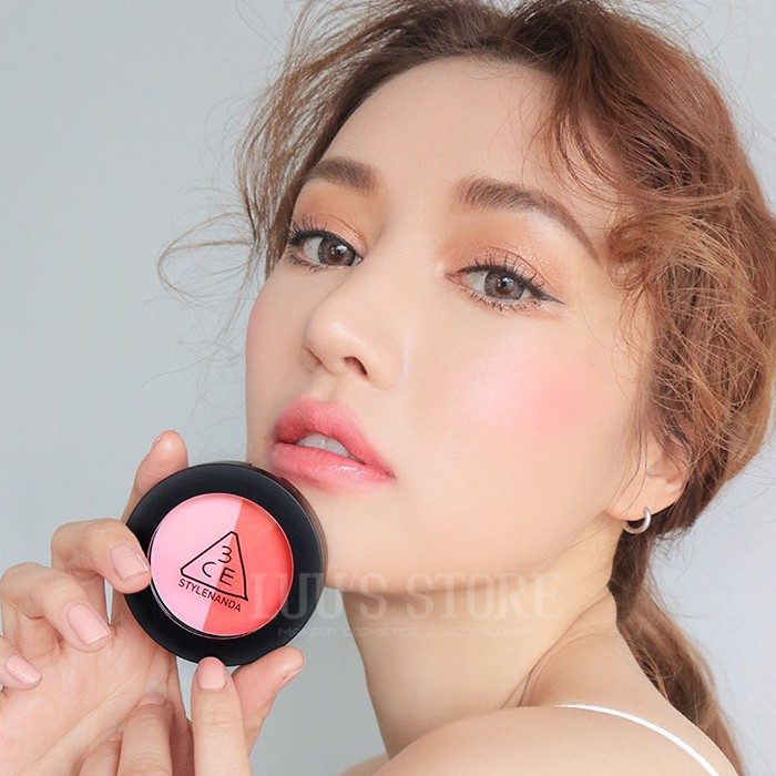  Phấn má hồng 2 màu 3CE Duo Color Face Blush