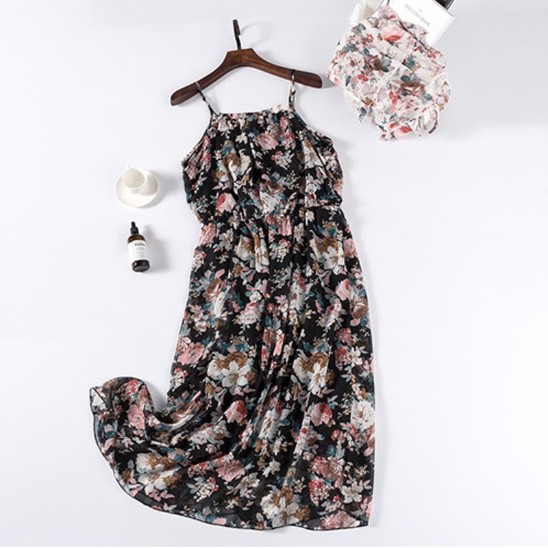 FREESHIP ĐƠN 99K_ Đầm Maxi Hai Dây In Hoa | BigBuy360 - bigbuy360.vn