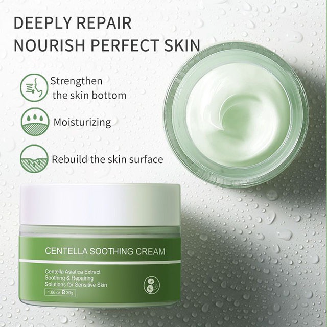 Hàng mới - Kem Dưỡng Da Mịn Màng Skin Ever Chiết Xuất Từ Rau Má Dưỡng Ẩm Không Gây Dị Ứng 30g