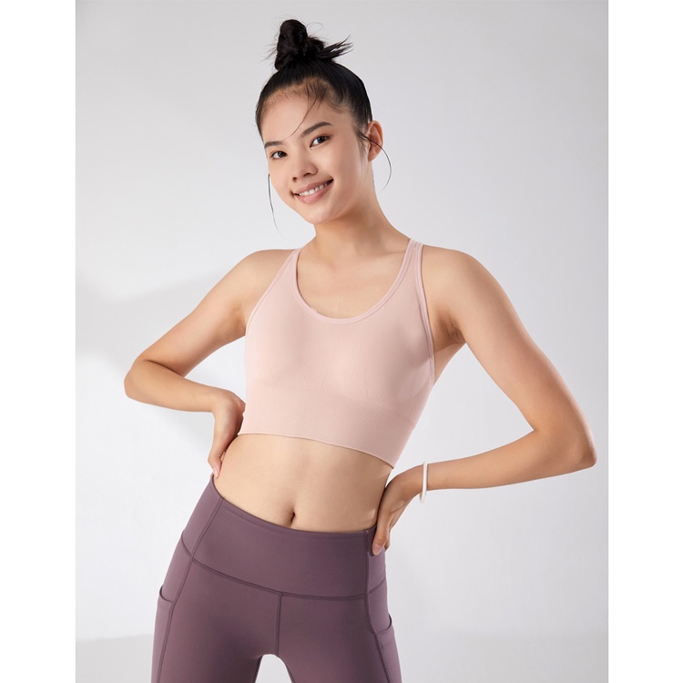 FENIN Áo bra tập gym  áo bra thể thao  Áo ngực thể thao ôm dáng có bốn khóa cài sau lưng phong cách Mỹ