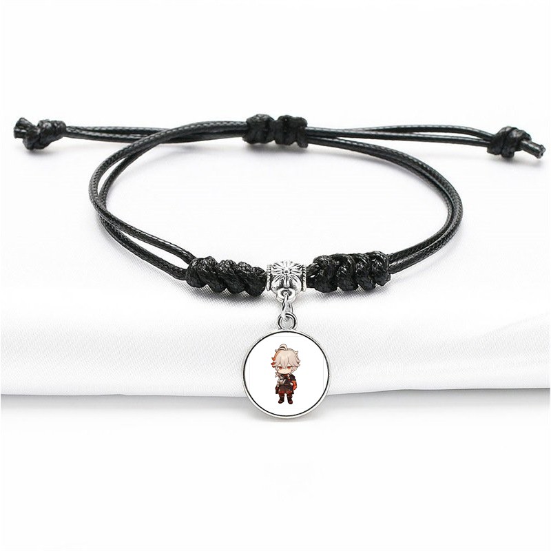 (30) Vòng tay in hình nhân vật KAZUHA game GENSHIN IMPACT anime chibi phụ kiện thời trang xinh xắn