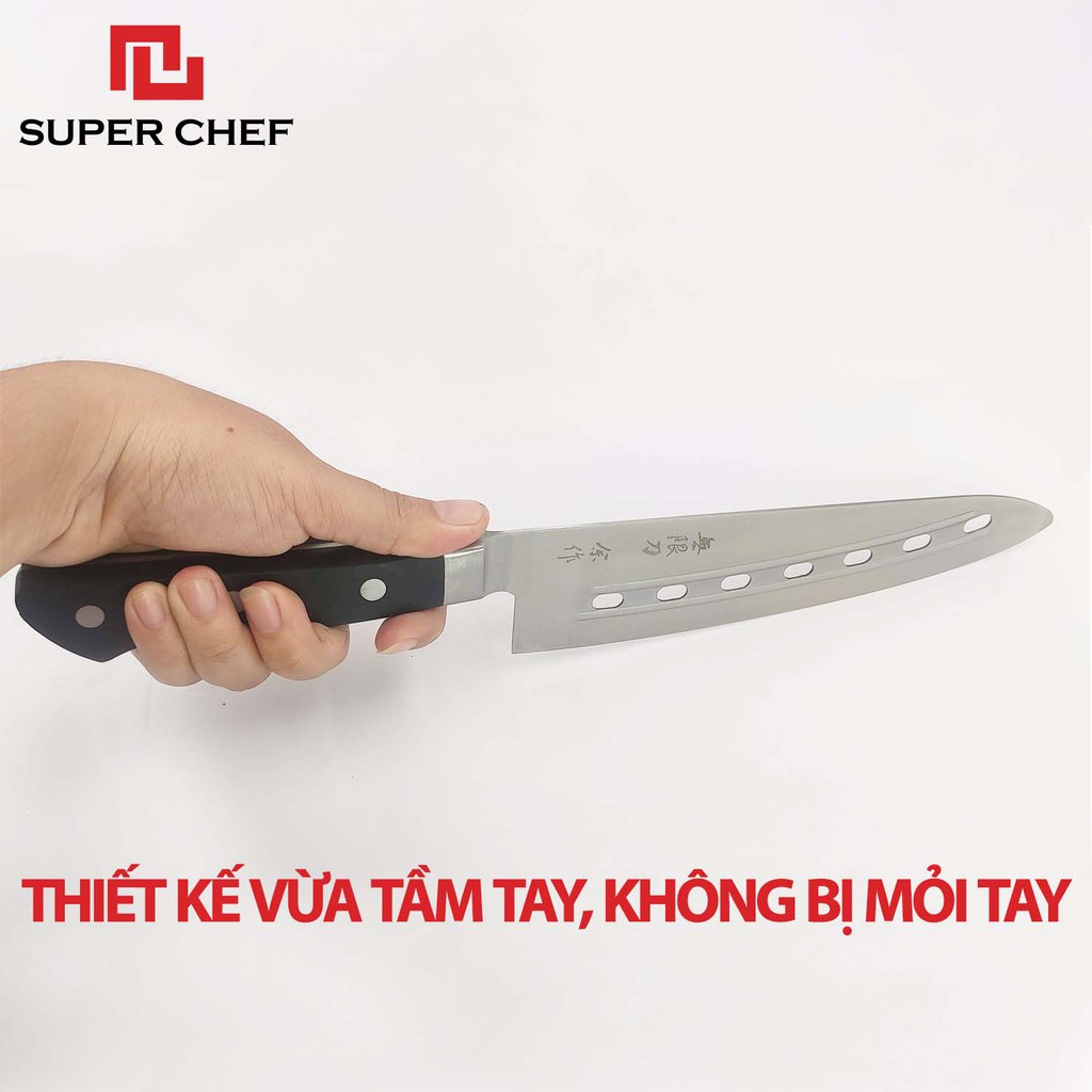 Dao Bếp Dài Đa Năng Gyuto Super Chef Siêu Sắc Bén, Lâu Cùn Siêu Bền DAO B