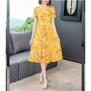 ĐẦM SUÔNG HOA CAO CẤP DVD270135