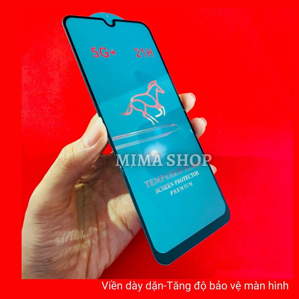 Kính cường lực Xiaomi Redmi Note 8/Note 8 2021/Note 8T Full màn cao cấp OG+ độ cứng 21H Siêu mượt [MIMA]