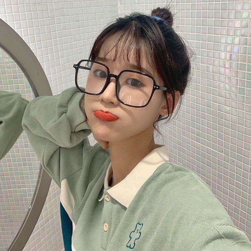 Kính gọng vuông chống tia bức xạ phong cách Hàn Quốc hợp thời trang cho nữ | BigBuy360 - bigbuy360.vn