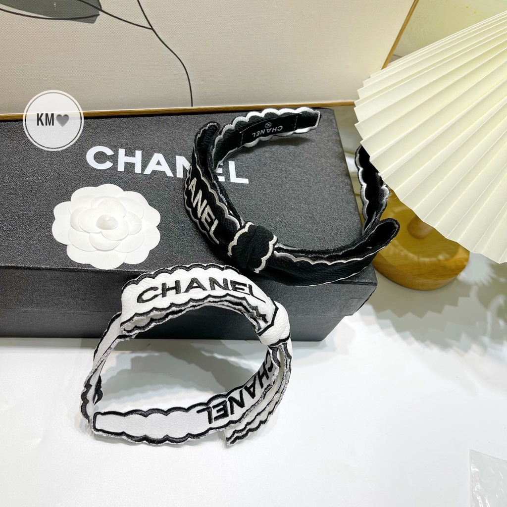 BỜM NƠ CHANEL HOTTREND - MẪU MỚI CỰC NỔI - SẴN 2 MÀU ĐEN - TRẮNG Y HÌNH