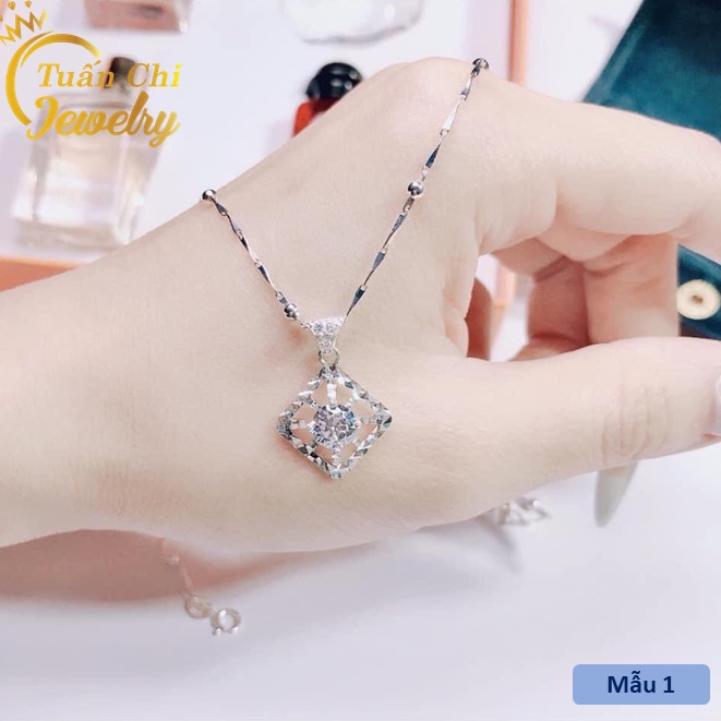 Dây Chuyền Nữ ♥️MẪU MỚI♥️ Vòng Cổ Bạc Nữ,Kết Hợp Nhiều Mẫu Mặt Xinh, Nhẹ Nhàng