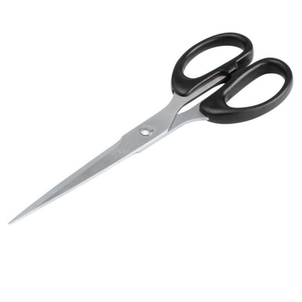 Kéo 180mm, Deli Đen/Đỏ - 1 chiếc 6009