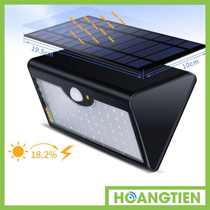 Đèn năng lượng mặt trời điều khiển từ xa 60 LED HT-SL19